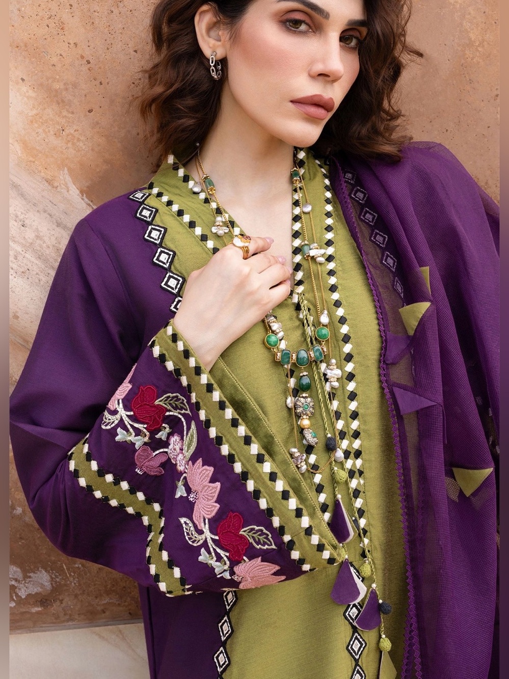 pakistani 'Crimson' brand dress